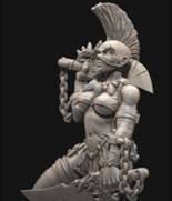 Female Troll Slayer (75mm)